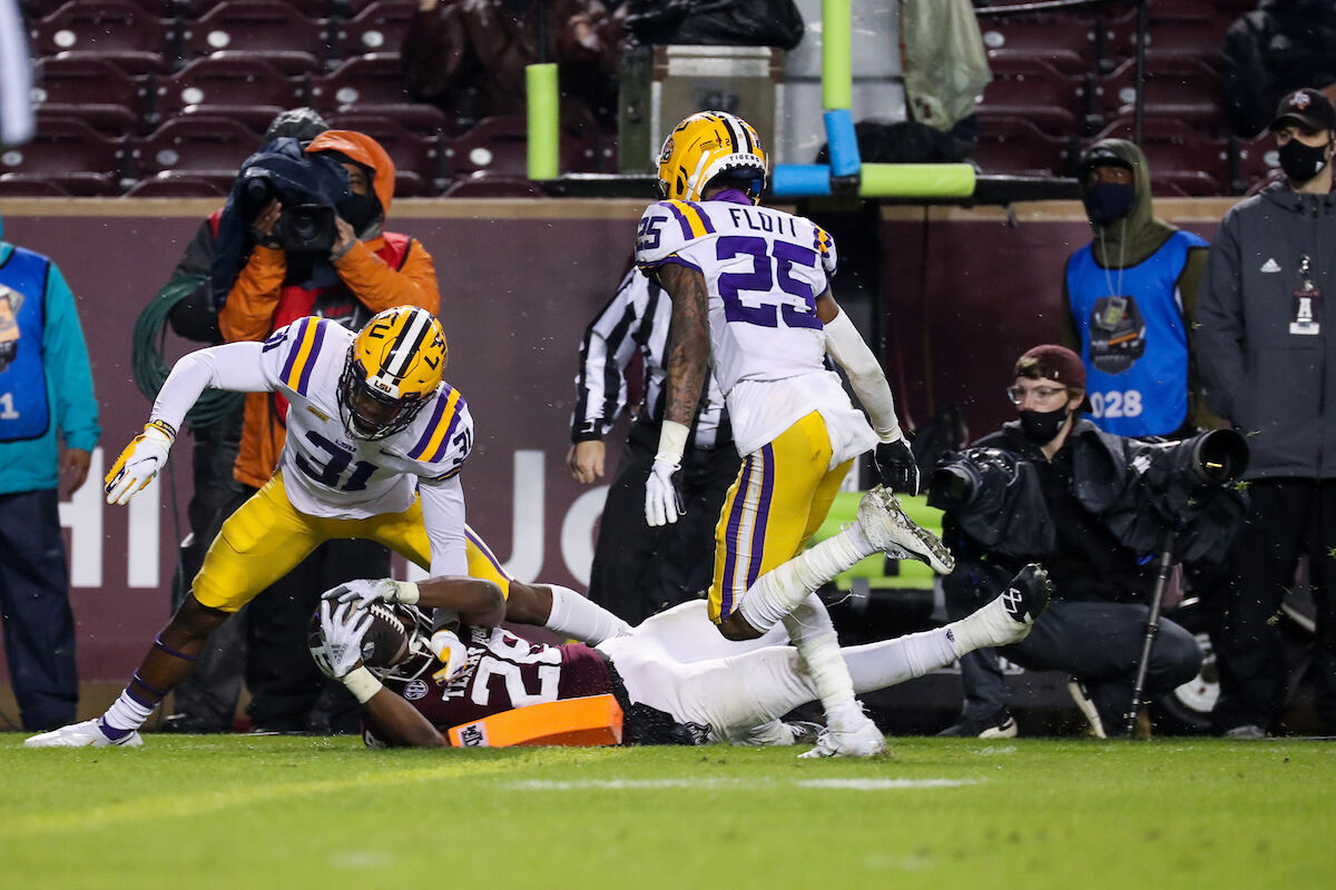 COLLEGE STATION, TX - 20201128 - Texas A&M Aggies Football vs. LSU Tigers